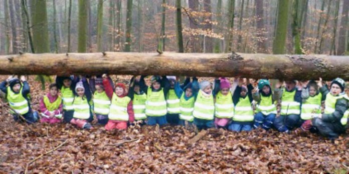 Kinder der Kindertagesstätte Betzenberg.